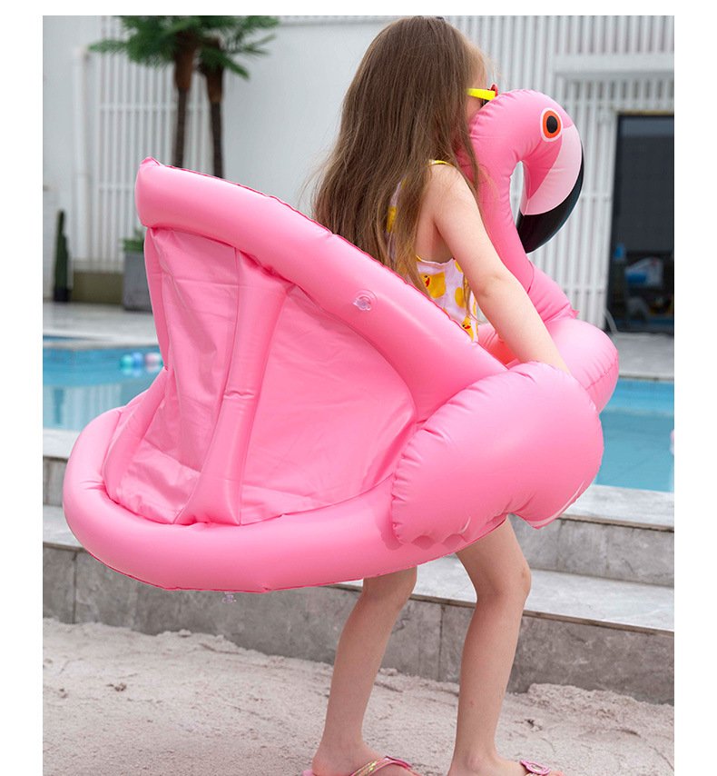 Inflatable Baby Flamingo Swan Pool Float With Sunshade Safe Water Seat 03 Years Old Infant Swimming Ring Toy - 14 Inflatable Baby Flamingo Swan Pool Float With Sunshade Safe Water Seat 03 Years Old Infant Swimming Ring Toy - 14
