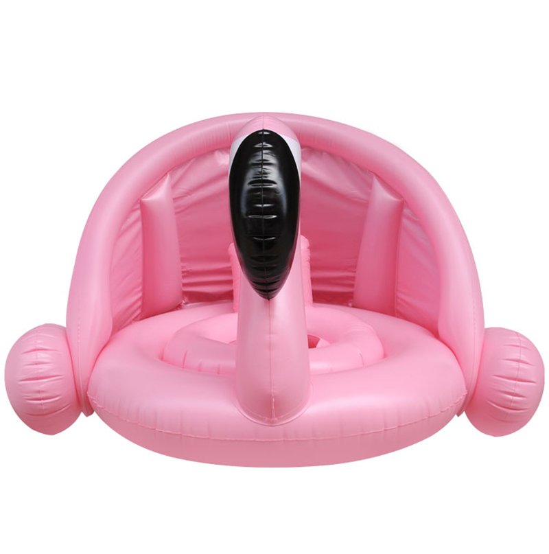 Inflatable Baby Flamingo Swan Pool Float With Sunshade Safe Water Seat 03 Years Old Infant Swimming Ring Toy - 21 Inflatable Baby Flamingo Swan Pool Float With Sunshade Safe Water Seat 03 Years Old Infant Swimming Ring Toy - 21