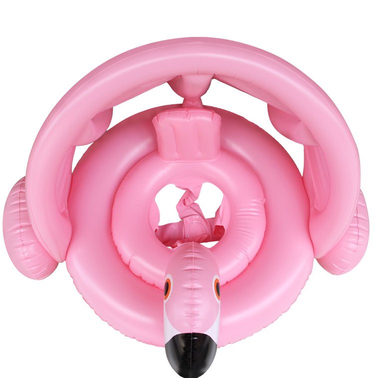 Inflatable Baby Flamingo Swan Pool Float With Sunshade Safe Water Seat 03 Years Old Infant Swimming Ring Toy - 26 Inflatable Baby Flamingo Swan Pool Float With Sunshade Safe Water Seat 03 Years Old Infant Swimming Ring Toy - 26