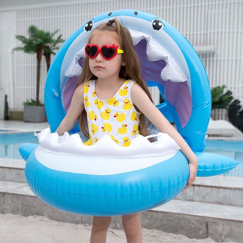 Inflatable Baby Flamingo Swan Pool Float With Sunshade Safe Water Seat 03 Years Old Infant Swimming Ring Toy - 27 Inflatable Baby Flamingo Swan Pool Float With Sunshade Safe Water Seat 03 Years Old Infant Swimming Ring Toy - 27