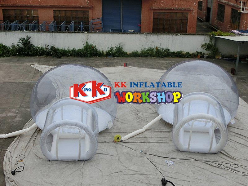 Deluxe Transparent Inflatable Bubble Tent 08mm Pvc Ideal For Camping Air Hotel Experience Clear Visibility - 5