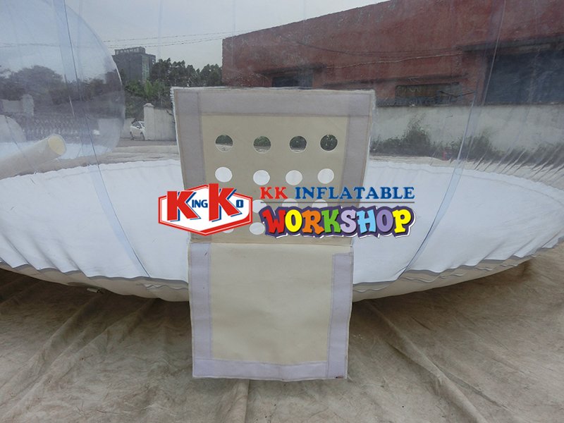 Deluxe Transparent Inflatable Bubble Tent 08mm Pvc Ideal For Camping Air Hotel Experience Clear Visibility - 3
