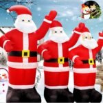 1 2-3 5m Inflatable Santa Claus Christmas Tree Outdoor Yard Decor Airblown 220v - 2
