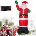 1 2-3 5m Inflatable Santa Claus Christmas Tree Outdoor Yard Decor Airblown 220v - 3