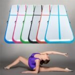 1 2 3m Inflatable Track Gymnastics Mattress Gym Tumble Airtrack Floor Yoga Mat Olympics Tumbling With Electric Air Pump - 2