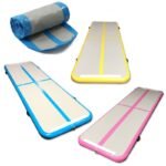1 2 3m Inflatable Track Gymnastics Mattress Gym Tumble Airtrack Floor Yoga Mat Olympics Tumbling With Electric Air Pump