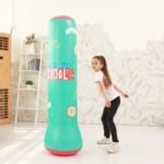 1 2m-1 6m Boxing Punching Bag Kids Inflatable Aerated Irrigation Sandbag Adults Entertainment Vent Fight Ground - 3