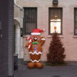 1 5m Christmas Inflatable Led Gingerbread Man Cookie With Lights Indoor Outdoor Yard Airblown Decoration Fun Xmas Party - 6