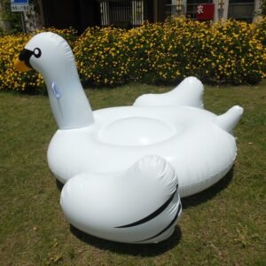 1 5m Adult Child Water Fun Inflatable White Black Swan Pool Float Ride On Toy Swimming Air Raft Flotador Piscina