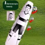 1 75m Adult Children Inflatable Football Training Goal Keeper Tumbler Air Soccer Train Dummy Tool - 5
