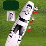1 75m Adult Inflatable Football Training Goal Keeper Tumbler Air Soccer Train Dummy Tool C55k