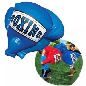 1 Pair Kids Inflatable Boxing Gloves Party Toys Training Sports Games Jumbo Inflated Size 60x45cm Best For Children's Gifts