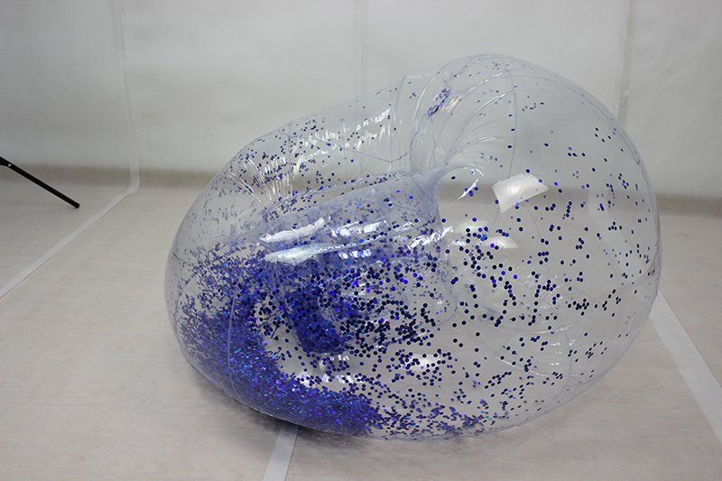 100cm Colorful Glitter Inflatable Sofa Indooroutdoor Air Mattress Lounger Lazy Sleeping Bag For Adults Kids - 8