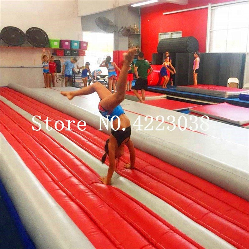 10m Inflatable Air Tumble Track Mat For Gymnastics Cheerleading Training And Fitness Workouts - 16 10m Inflatable Air Tumble Track Mat For Gymnastics Cheerleading Training And Fitness Workouts - 16
