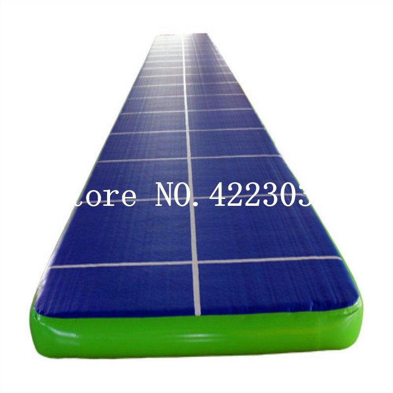 10m Inflatable Gymnastics Airtrack Tumbling Mat For Kids With Pump Home Training Equipment - 6