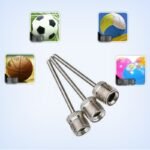 10pc Inflator Pump Needle Ball For Football Basketball Soccer Inflatable Air Valve Adaptor Stainless Steel Pin