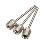10pc Inflator Pump Needle Ball For Football Basketball Soccer Inflatable Air Valve Adaptor Stainless Steel Pin - 3