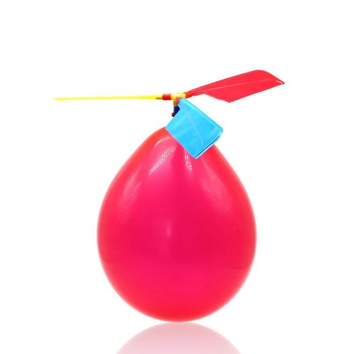 10piece Childrens Outdoor Helicopter Balloon Toy Set Creative Fun Flying Playtime Activity For Kids Fj88 - 5