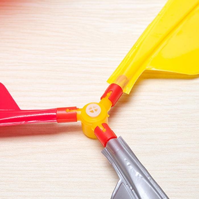 10piece Childrens Outdoor Helicopter Balloon Toy Set Creative Fun Flying Playtime Activity For Kids Fj88 - 8