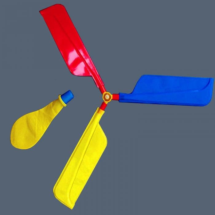 10piece Childrens Outdoor Helicopter Balloon Toy Set Creative Fun Flying Playtime Activity For Kids Fj88 - 9