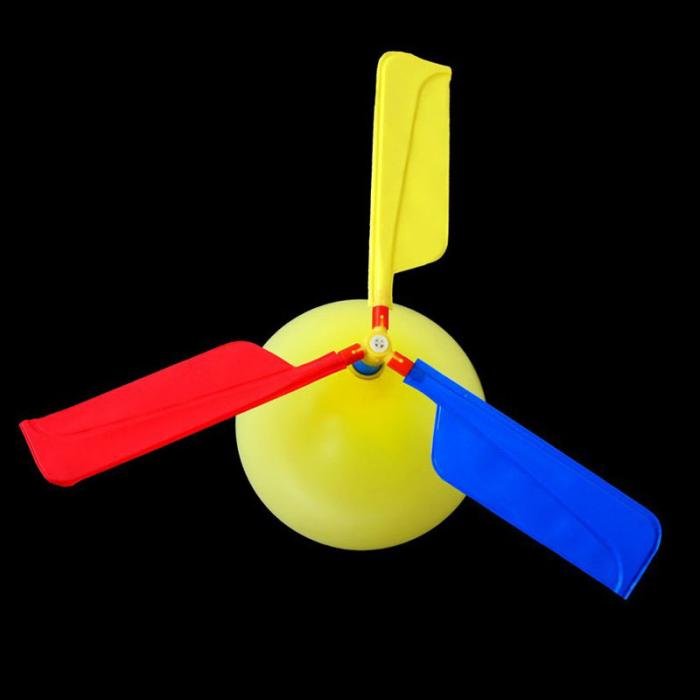 10piece Childrens Outdoor Helicopter Balloon Toy Set Creative Fun Flying Playtime Activity For Kids Fj88 - 11