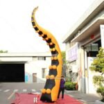 3m 4m 5m High Inflatable Tentacle Model Inflated Octopus Series For Outdoor Decor