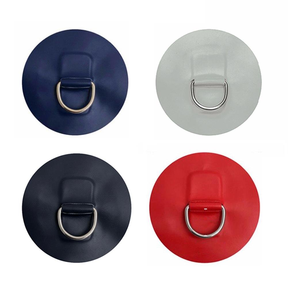 Durable 11cm Stainless Steel Dring Pad Patch For Pvc Inflatable Boat Kayak Surfboard Raft Dinghy Sup Accessories - 1 Durable 11cm Stainless Steel Dring Pad Patch For Pvc Inflatable Boat Kayak Surfboard Raft Dinghy Sup Accessories - 1