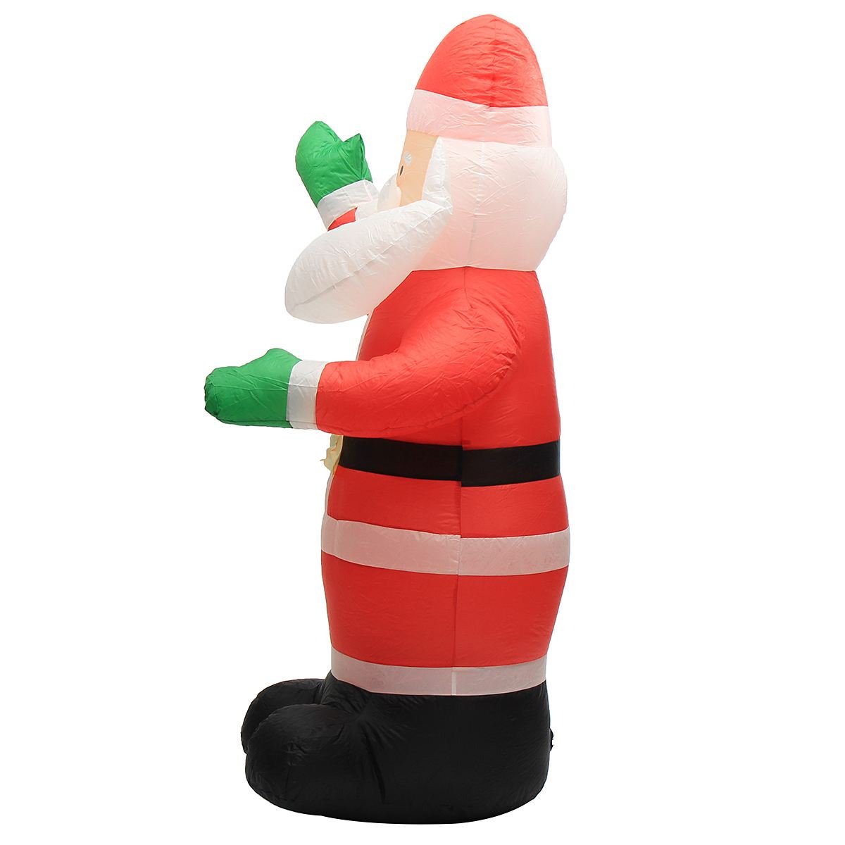 5m Tall Inflatable Santa Claus Christmas Tree Outdoor Yard Decoration Airblown 220v Weatherresistant - 5