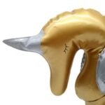 12 Pieces Pack Inflatable Gold Unicorn Drink Floats Pegasus Cup Holder Pool Party - 6