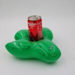 12 Pieces Pack Inflatable Cactus Drink Floats Green Cup Holder Pool Party - 2