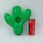 12 Pieces Pack Inflatable Cactus Drink Floats Green Cup Holder Pool Party - 3