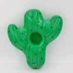 12 Pieces Pack Inflatable Cactus Drink Floats Green Cup Holder Pool Party - 4
