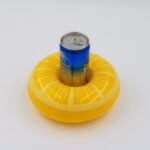 12 Pieces Pack Inflatable Lemon Drink Floats Cup Holder Pool Party - 3