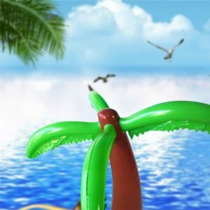 120x130cmadult Coconut Green Inflatable Swimming Ring Adult Kids Pool Float Circle Water Beach Fun Toy - 2
