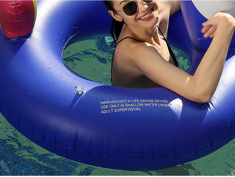 Giant 175cm Inflatable Toucan Pool Float Ring Swimming Lounger Air Mattress Water Toy For Adults - 4