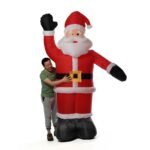 120cm 180 Cm 240cm Air Inflatable Santa Claus Snowman Outdoor Airblown Christmas Decoration Kids Children Toys - 4