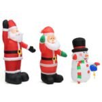 120cm 180 Cm 240cm Air Inflatable Santa Claus Snowman Outdoor Airblown Christmas Decoration Kids Children Toys - 3