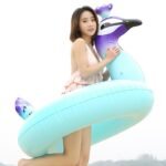 120cm Giant Pool Float Inflatable For Peacock Air Mattress Cute Animal Floating Row Kids Swim Rings Water Sports Fun Toy - 2