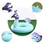 120cm Giant Pool Float Inflatable For Peacock Air Mattress Cute Animal Floating Row Kids Swim Rings Water Sports Fun Toy - 6