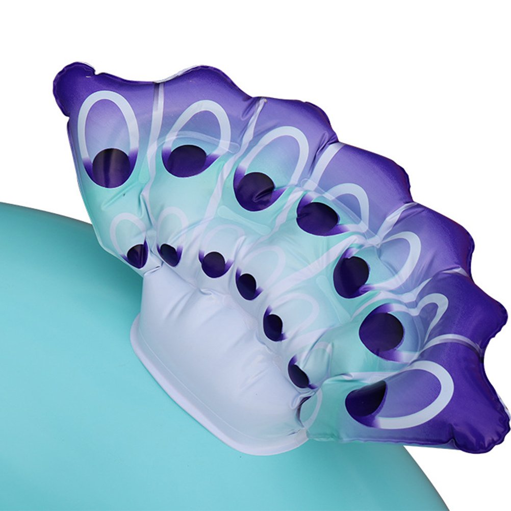 Extra Large 120cm Inflatable Peacock Pool Float Kids Swimming Ring Fun Water Sports Toy Air Mattress Cute Animal Floating Row - 3