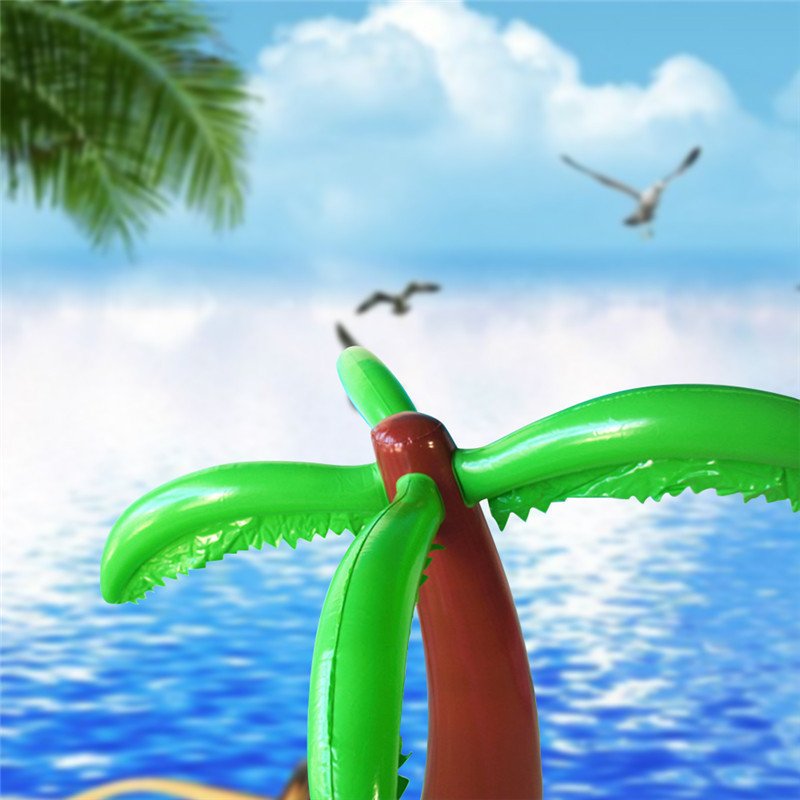 Coconut Green Inflatable Swimming Ring 120x130cm Pool Float For Adults Kids Beach Water Fun Toy - 5