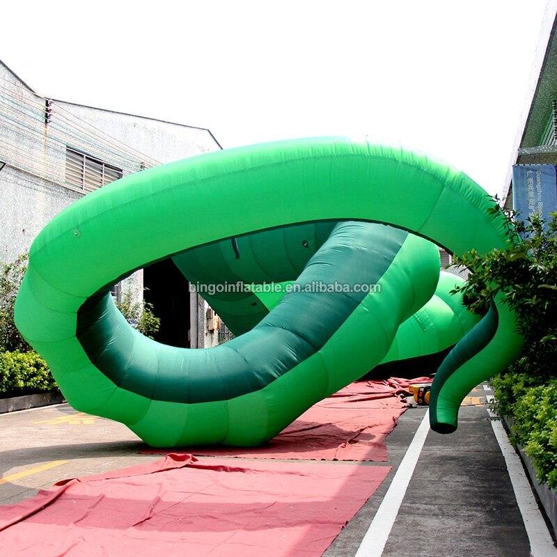 Bingo 4 2x14m High Inflatable Octopus Tentacle Entrance Arch Inflated Outdoor Decor For Ocean Theme