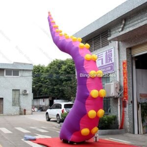 Bingo 5m High Inflatable Octopus Tentacle Balloon Ocean Model For Exterior Wall Decoration