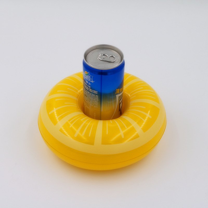 12pack Lemon Design Inflatable Drink Floats Cup Holders For Pool Parties Beach Picnics - 4 12pack Lemon Design Inflatable Drink Floats Cup Holders For Pool Parties Beach Picnics - 4