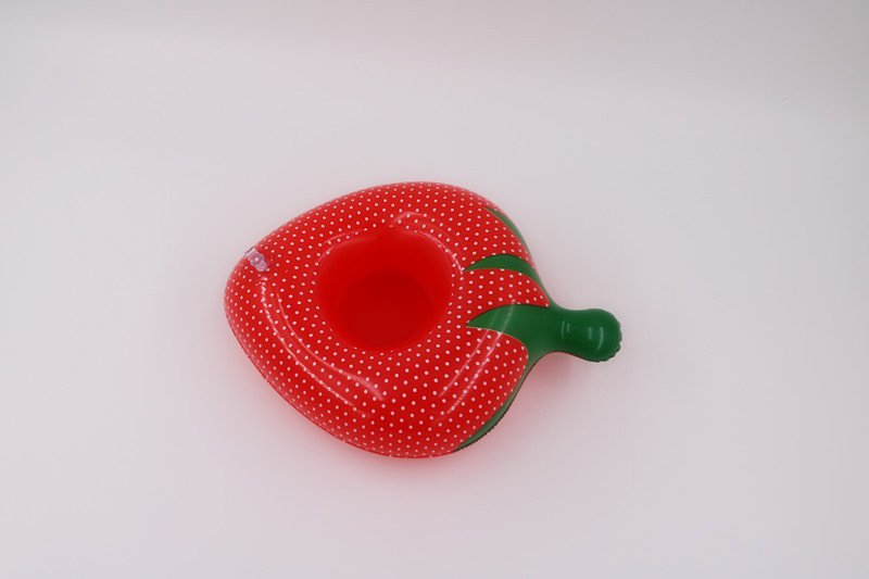 Pack Of 12 Strawberry Themed Inflatable Drink Floats Red Cup Holders For Pool Parties - 8 Pack Of 12 Strawberry Themed Inflatable Drink Floats Red Cup Holders For Pool Parties - 8