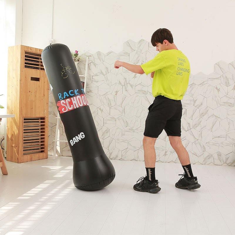 Inflatable 12m16m Boxing Punching Bag For Kids Adults Sandbag Training Exercise Stress Relief Fun Entertainment - 10