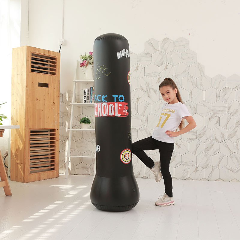Inflatable 12m16m Boxing Punching Bag For Kids Adults Sandbag Training Exercise Stress Relief Fun Entertainment - 13