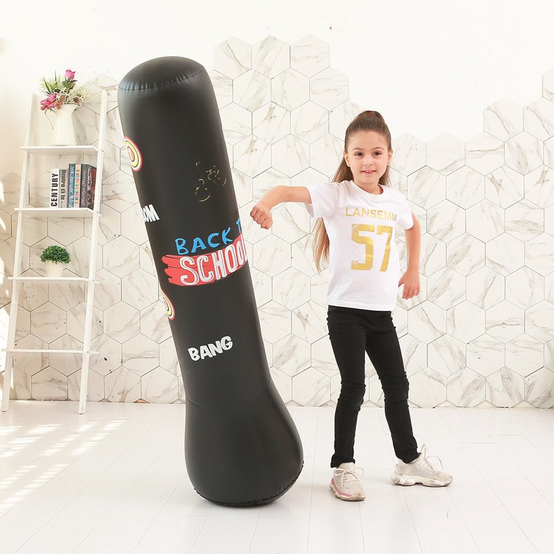 Inflatable 12m16m Boxing Punching Bag For Kids Adults Sandbag Training Exercise Stress Relief Fun Entertainment - 14