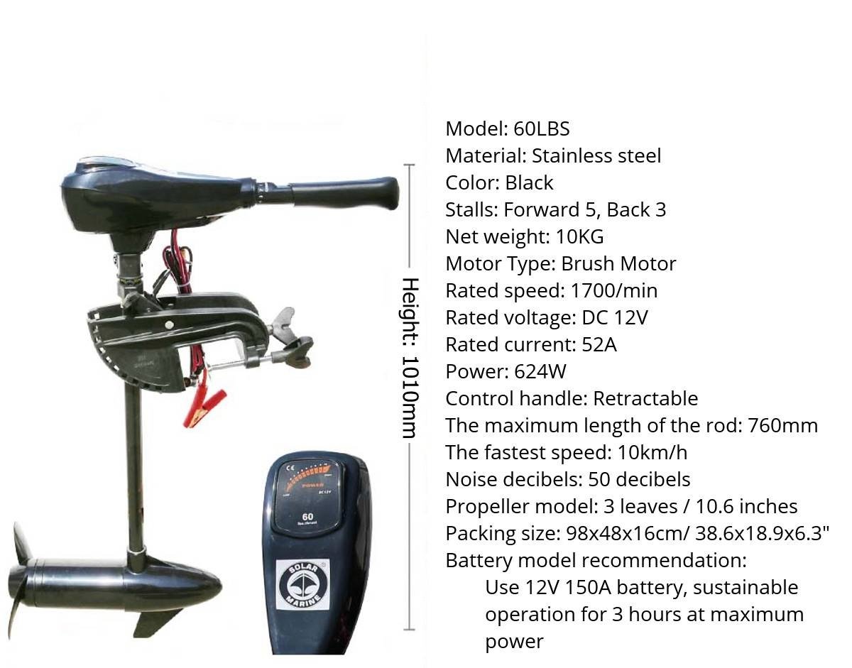 12v24v Led Electric Motor For Inflatable Boat 1888lb Suitable For 28 40 50 60ft Rowing Boats - 8