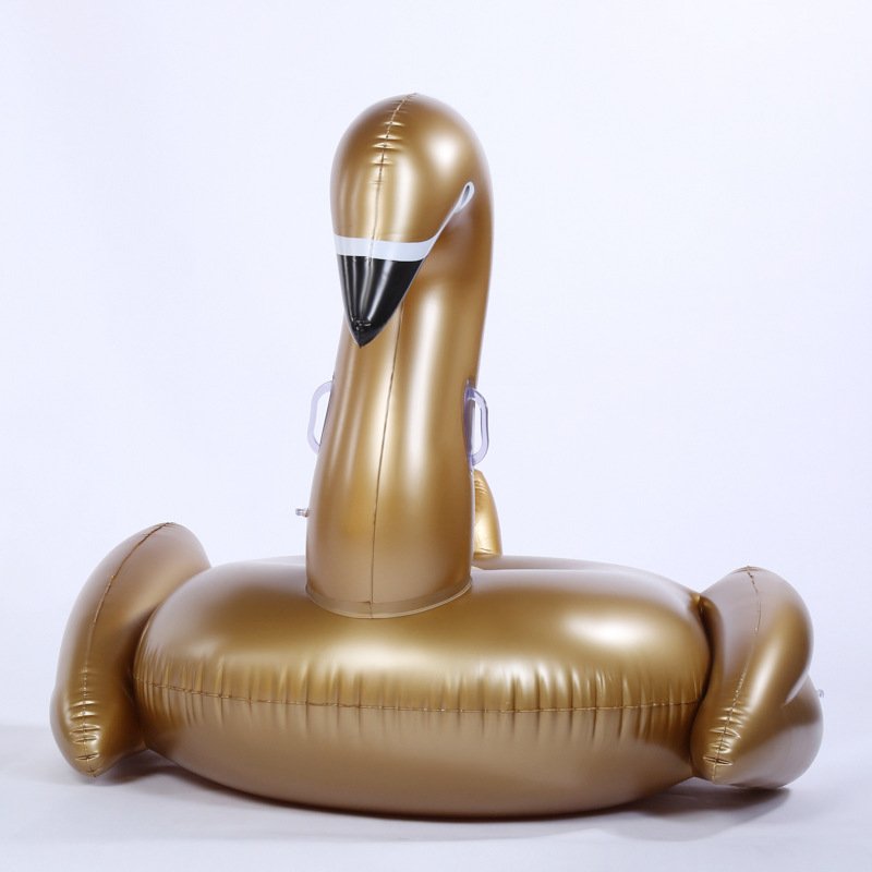 Adult Luxury Gold Swan Inflatable Pool Float 130cm Rideon Air Mattress Swimming Ring Water Party Beach Lounger Toy - 7 Adult Luxury Gold Swan Inflatable Pool Float 130cm Rideon Air Mattress Swimming Ring Water Party Beach Lounger Toy - 7